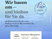 Website Screenshot Restaurant Vorderer Pfannenstiel, Gilles Moser