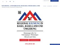 Website Screenshot Regional Räumung Haligür