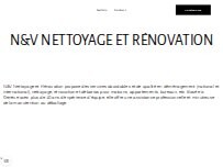 Website Screenshot N&V Nettoyage et Rénovation