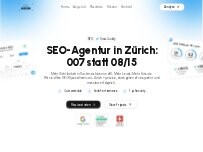 Website Screenshot SEO Agentur Zürich - Agent AGENTUR