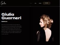 Website Screenshot Giulia Guarneri Artista Soprano