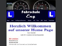 Website Screenshot Fahrschule Eng
