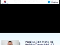 Website Screenshot MDS Haustechnik GmbH - Sanitär Luzern