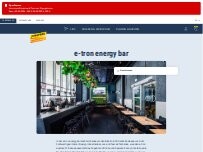 Website Screenshot e-tron energy bar