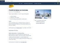 Website Screenshot Park+Ride Matten bei Interlaken