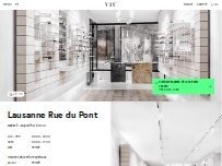 Website Screenshot VIU - Opticien-Lunetier