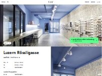 Website Screenshot VIU - Optiker & Brillengeschäft