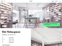 Website Screenshot VIU - Optiker & Brillengeschäft