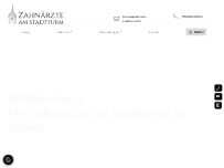 Website Screenshot Zahnärzte am Stadtturm