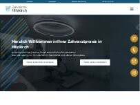 Website Screenshot Zahnärzte Hitzkirch