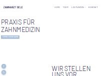 Website Screenshot Dr. med. dent. Johnny Sele