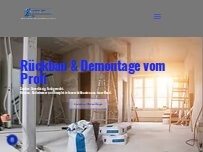 Website Screenshot Hartmann Abbruch & Demontage