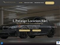 Website Screenshot L Prestige Location Sàrl