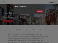 Website Screenshot Pascal Schoop - Finanzberater bei Swiss Life Select