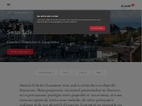 Website Screenshot Romain Alarcon - Finanzberater bei Swiss Life Select
