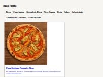 Website Screenshot PizzaKurier Pietro - Pizzeria in Wollishofen