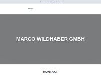 Website Screenshot Marco Wildhaber GmbH