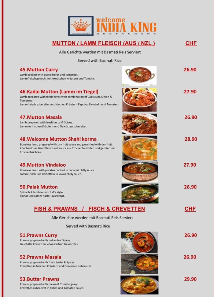Bilder Restaurant Welcome India King - Indian Restaurant