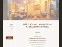 Restaurant Brücke website screenshot