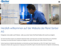 René Gerber AG - der Maschinenbau in Lyss website screenshot