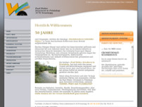 Paul Weber, Druckerei & Printshop website screenshot