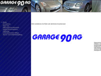 Garage 90 AG website screenshot