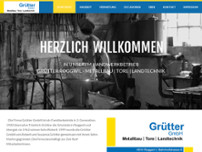 Grütter GmbH website screenshot