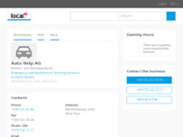 Auto Help AG website screenshot