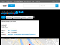 Bernhard Gerber website screenshot