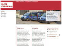 Blitz Storen AG website screenshot