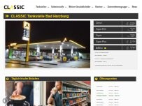 Website Screenshot CLASSIC Tankstelle