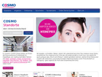 COSMO Shop Regensburg-Arcaden website screenshot