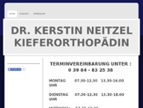 Dr. Kerstin Neitzel website screenshot