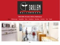 Website Screenshot Brillen Hallerbach KG | Optik & Kontaktlinsen Köln