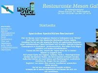 Screenshot for www.mesongalicia.de