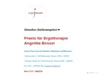Website Screenshot Praxis für Ergotherapie Angelika Besser