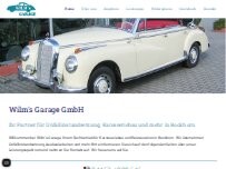 Website Screenshot Wilms Garage Karosserie- u. Fahrzeugbau GmbH