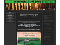 Waffenhandel Jörg Halfter website screenshot