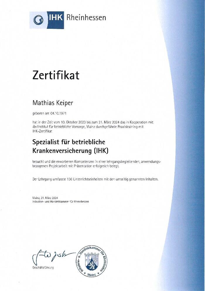 Bilder Die FinanzPartner Mathias Keiper