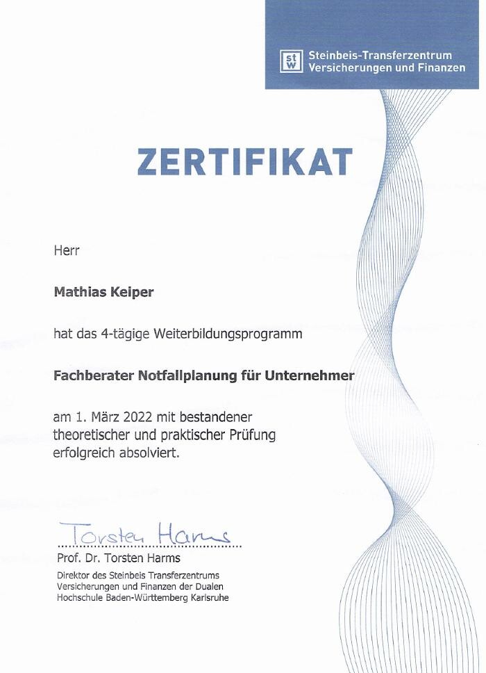 Bilder Die FinanzPartner Mathias Keiper