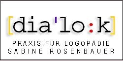 [dia'lo:k] Praxis für Logopädie Sabine Rosenbauer Logo