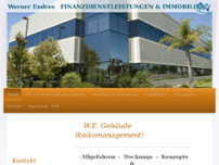 Werner Endres Finanzdienstleistungen & Immobilien website screenshot