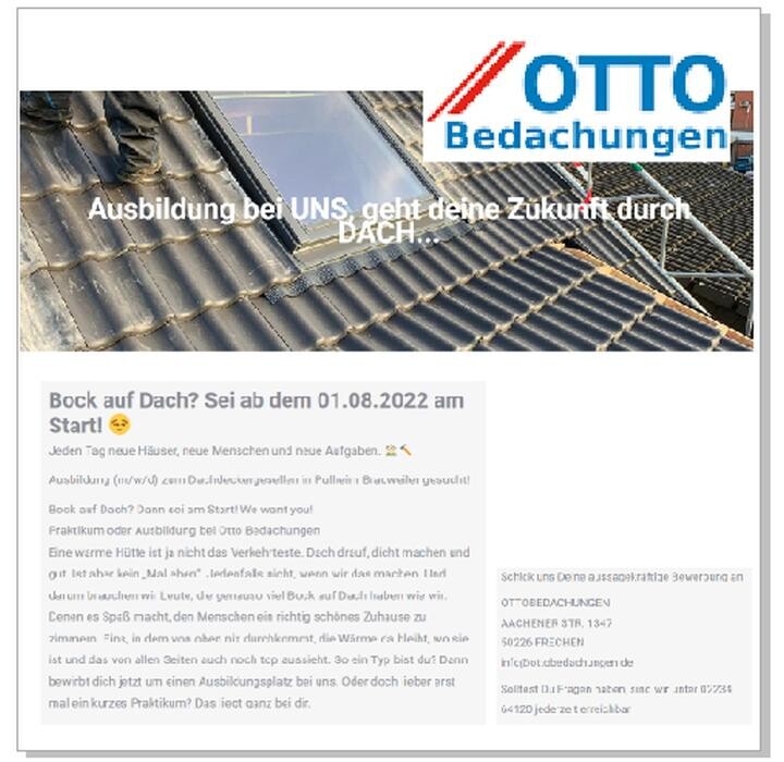 Bilder Otto Bedachungen GmbH