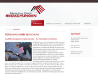 Mensching Bedachungen GmbH Dachdeckerei website screenshot