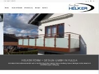Website Screenshot Helker Form und Design GmbH