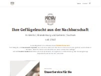 Website Screenshot PROHAV Halbendorf mbH & Co. Landwirtschafts KG Geflügelzucht