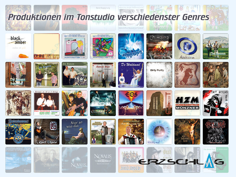 Bilder Erzschlag-Tonstudio und Veranstaltungsagentur GbR