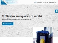 Website Screenshot Baltic Bautrocknungsservice Voss - Bautrocknung - Wasserschadenbeseitigung