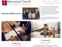 Website Screenshot Rechtsanwälte Altenhof & Nouri-Nadjafi