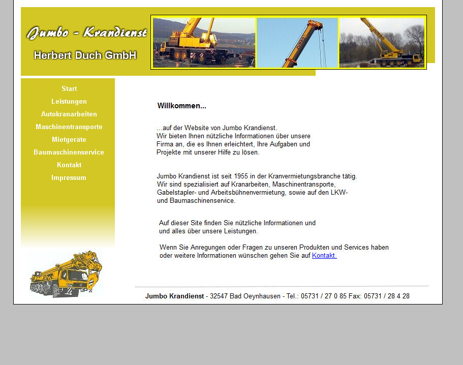 Bilder Jumbo Krandienst Herbert Duch GmbH